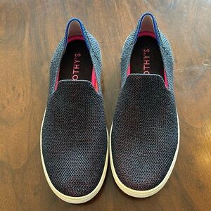 Rothy’s Metallic Lattice Slip On Sneaker